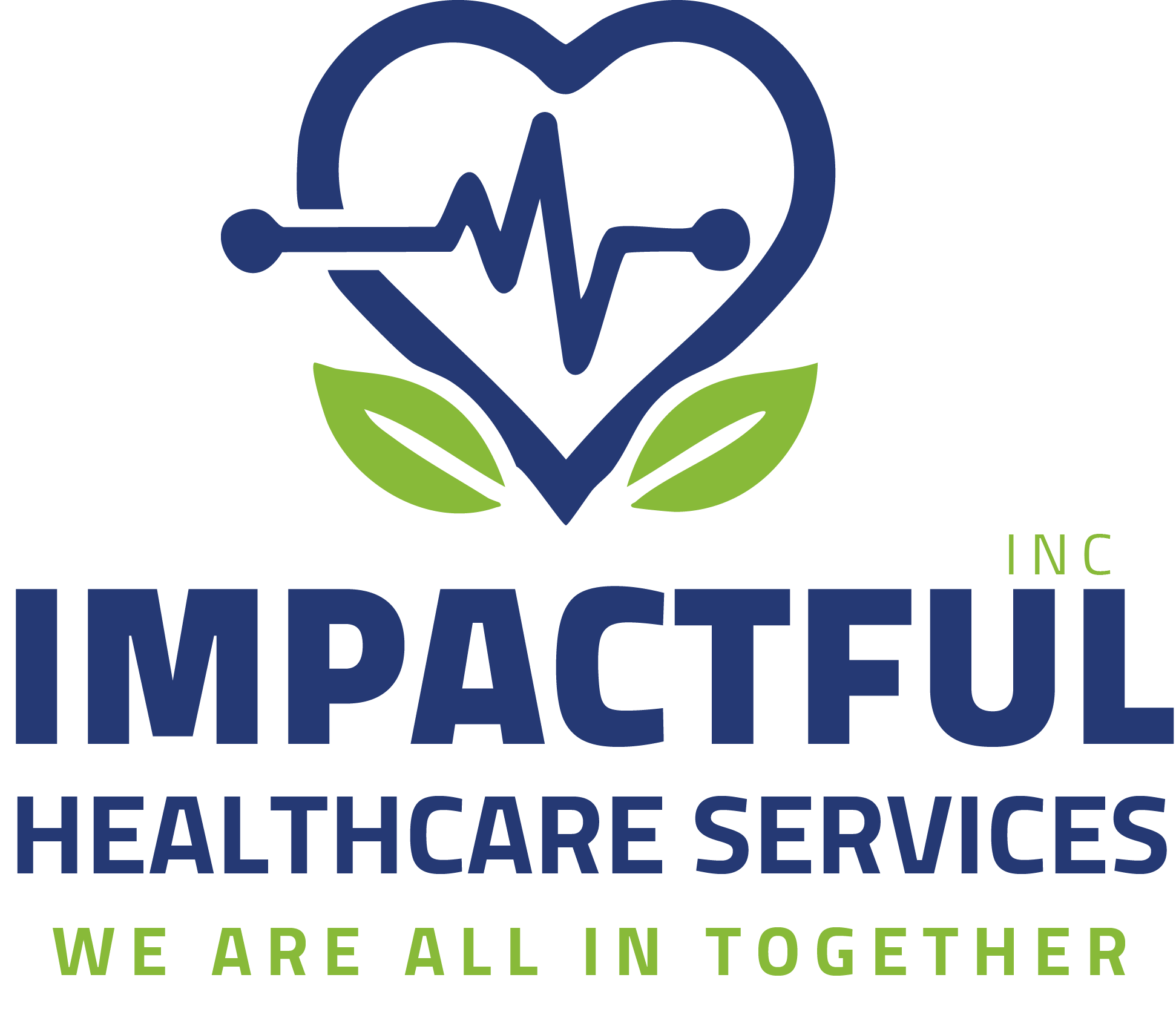 Impactful healthcare logo